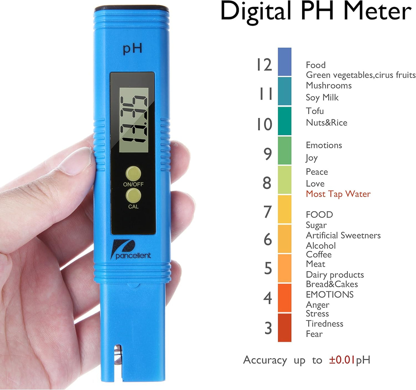 Digitales pH-, TDS-, EC- und Temperatur-Messgerät 4 in 1 Set