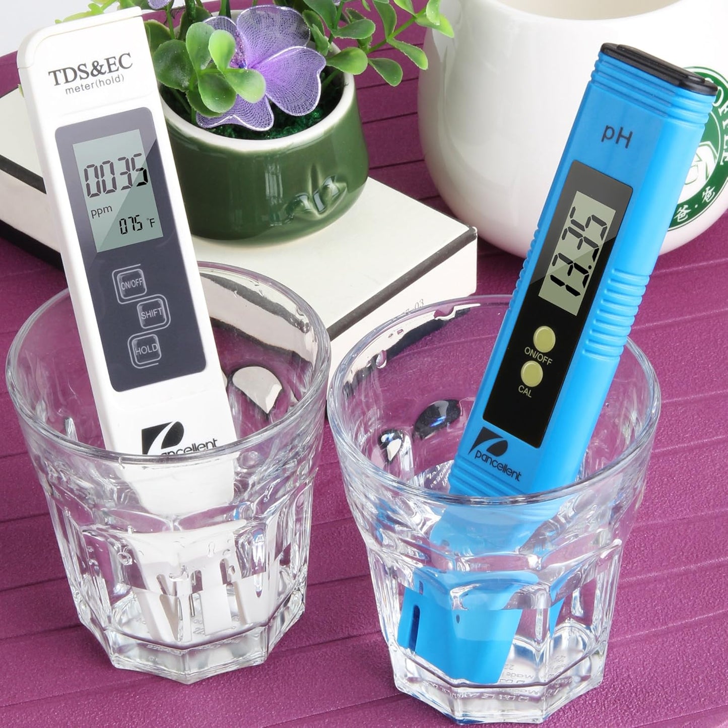 Digitales pH-, TDS-, EC- und Temperatur-Messgerät 4 in 1 Set