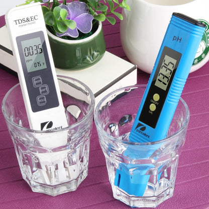 Digitales pH-, TDS-, EC- und Temperatur-Messgerät 4 in 1 Set