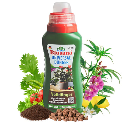 Hydrokultur Premium Flüssigdünger 250ml NPK Dünger 6-3-6